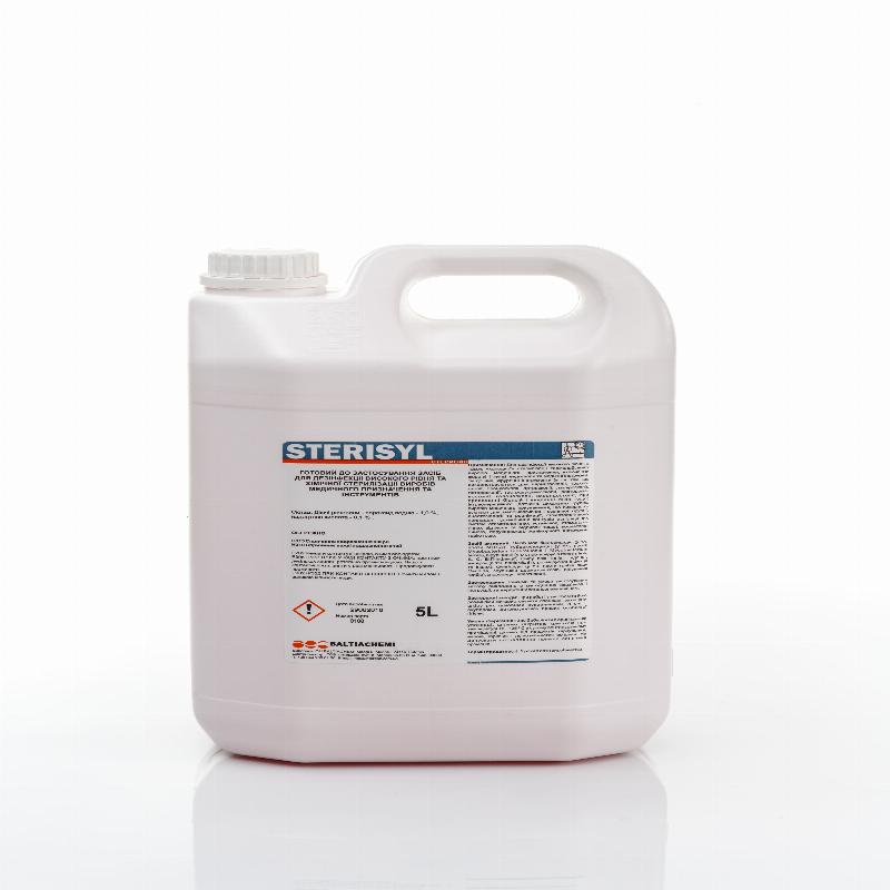 Дезінфекційний засіб «СТЕРИСИЛ» 5л каністра